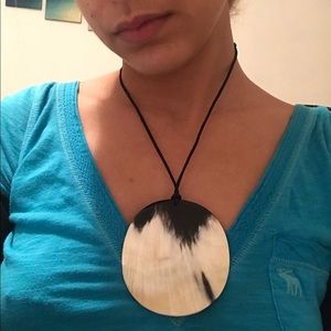 Turtle shell reversible necklace